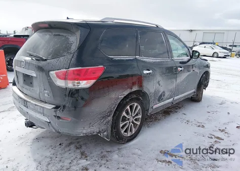 2015 Nissan Pathfinder Sl z USA, uszkodzony, nr VIN 5N1AR2MM9FC685721
